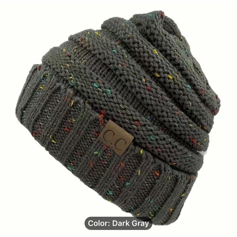 CC Women Slouchy Beanie Dark Green